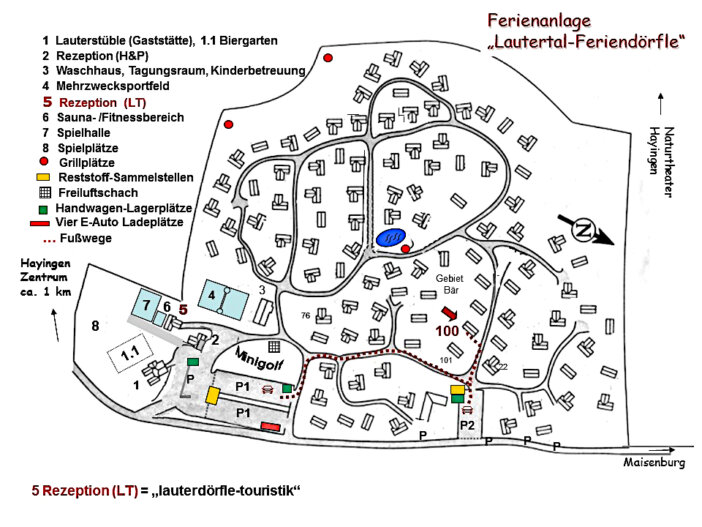 Lageplan Ferienpark Lauterdoerfle